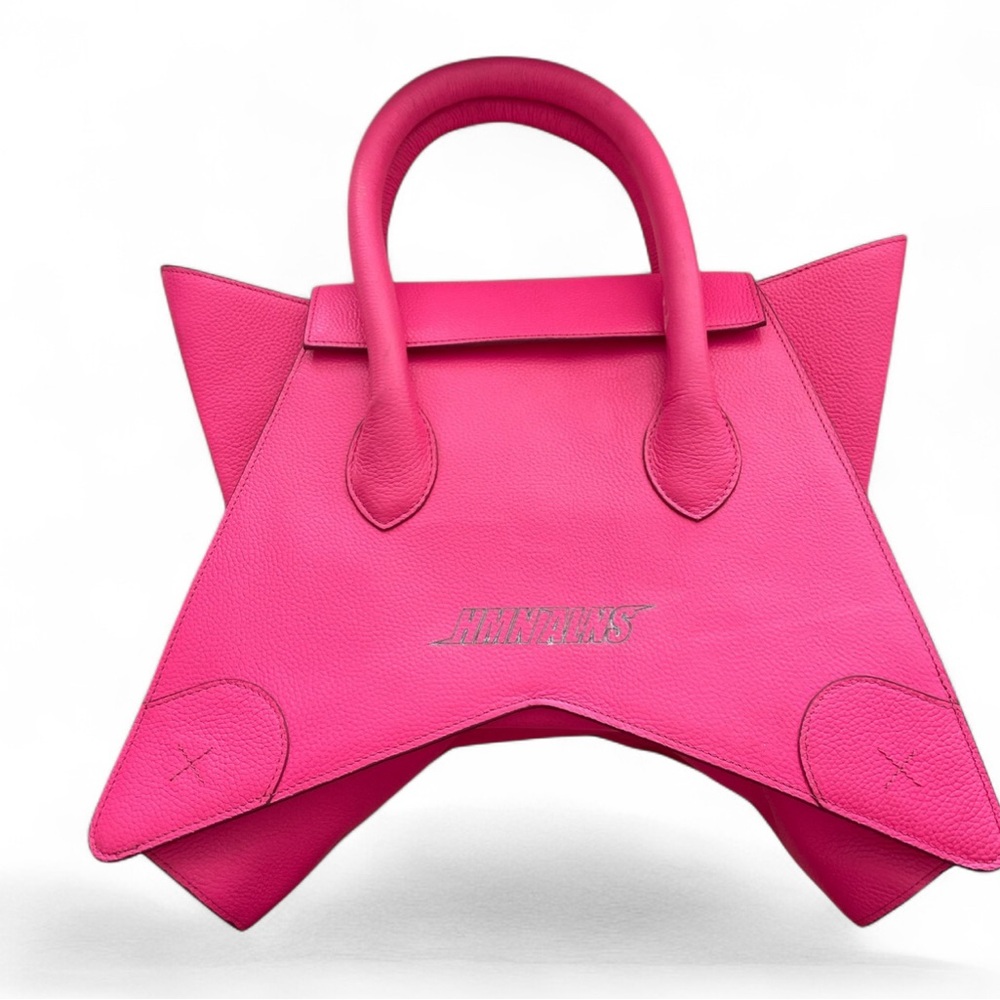 Pink HMN ALNS Origami bag